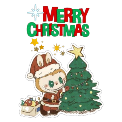 merry chrstmas sticker