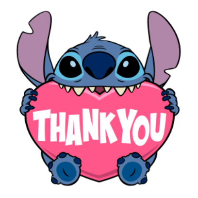 thank you sticker