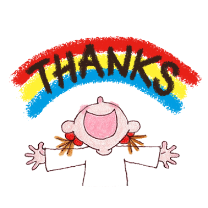 thanks sticker