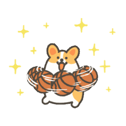 basketball corgi 4 sticker