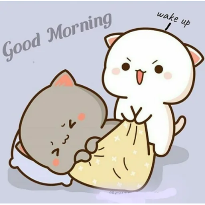 wake up sticker