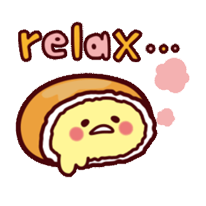 relax sticker