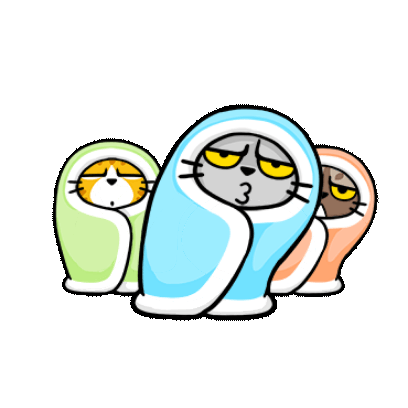 3猫出动 sticker