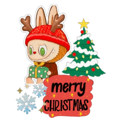 merry christmas sticker