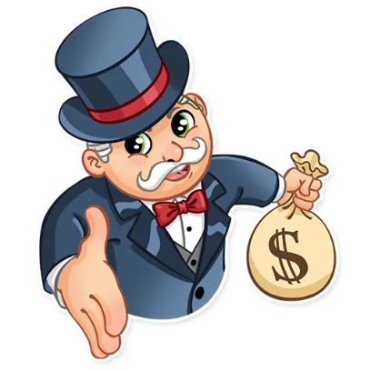 $ sticker
