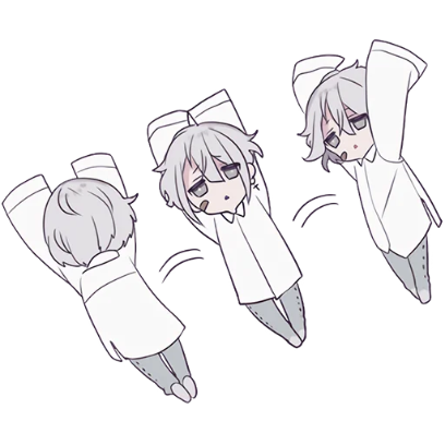 toss and turn sticker