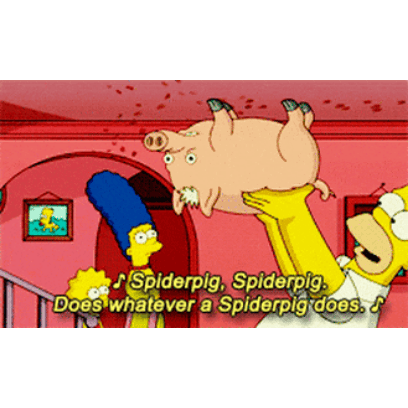spiderpig sticker