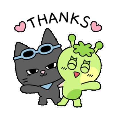 thanks sticker