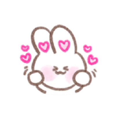 BUNNY IN-LOVE 30 sticker