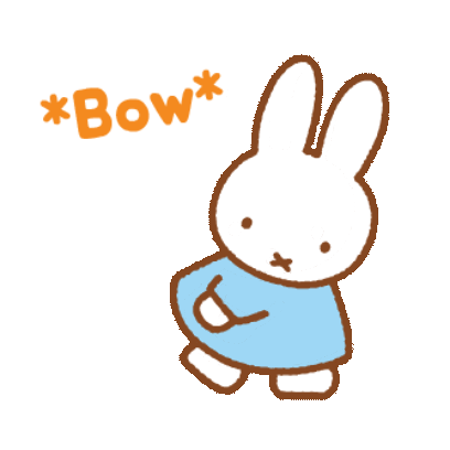 *bow* sticker