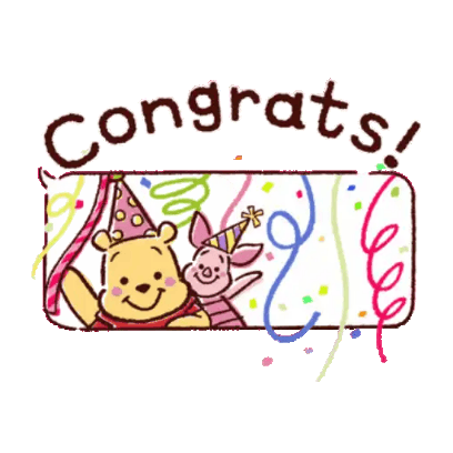 congrats sticker