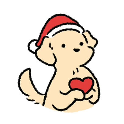 Let's go! The Arctic Express Dog is departing! 5 sticker