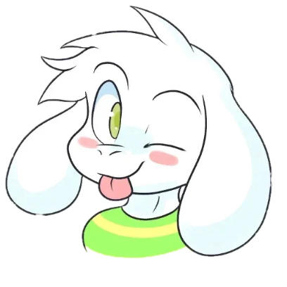 ASRIEL DREEMURR UNDERTALE 18 sticker