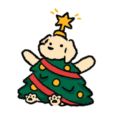 Let's go! The Arctic Express Dog is departing! 9 sticker
