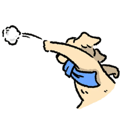 Let's go! The Arctic Express Dog is departing! 7 sticker
