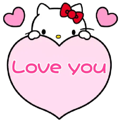 love you sticker