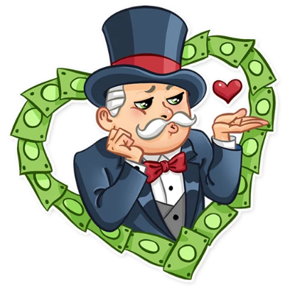 i want $ sticker
