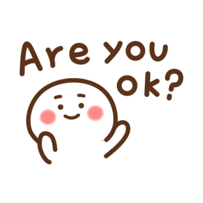 are you ok? sticker