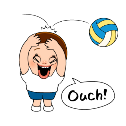 ouch! sticker