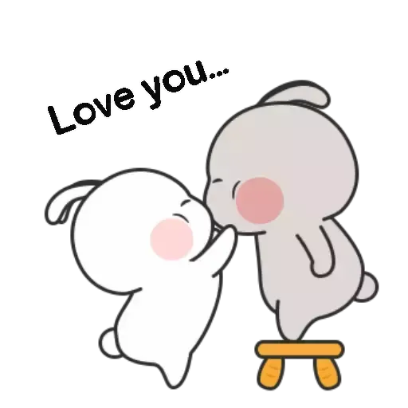 love you sticker