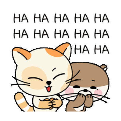 ha ha ha sticker