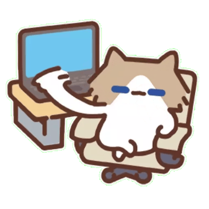 月薪猫一 7 sticker