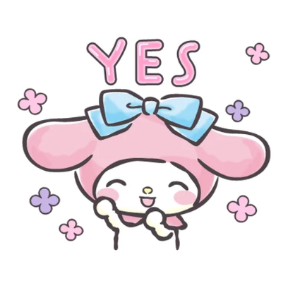 yes sticker