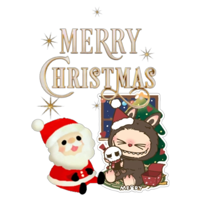 merry hristmas sticker