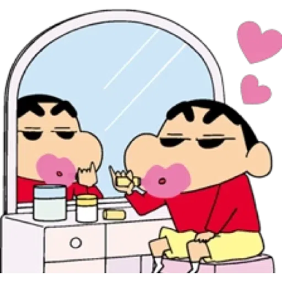 wear lipstick sticker