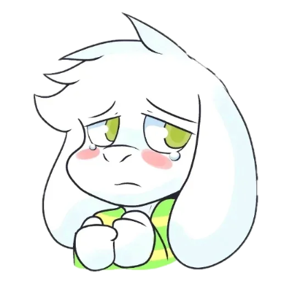 ASRIEL DREEMURR UNDERTALE 17 sticker