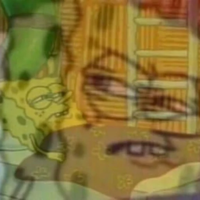 spongebob random 8 sticker