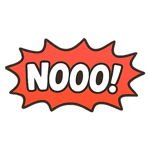 nooo! sticker
