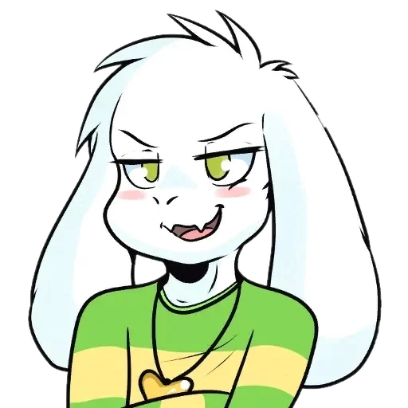ASRIEL DREEMURR UNDERTALE 10 sticker