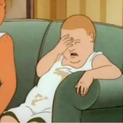 Bobby Hill Essential sticker