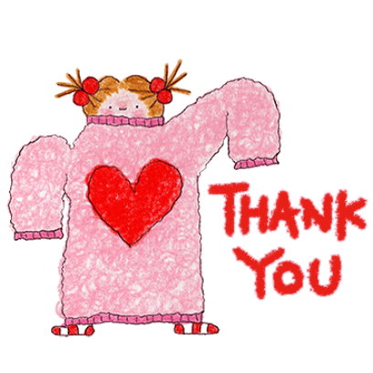 thank you sticker