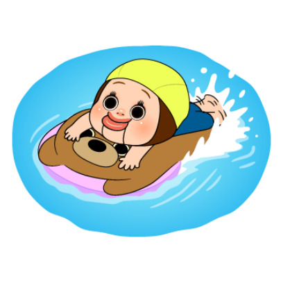 swim sticker