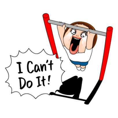 i can't do it! sticker