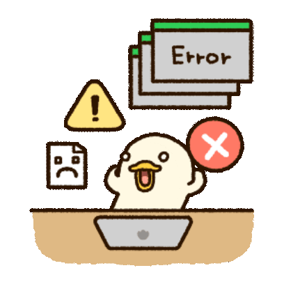 error sticker