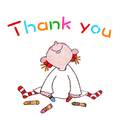 thank you - sticker