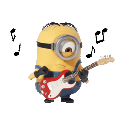 minions animtated 8 sticker