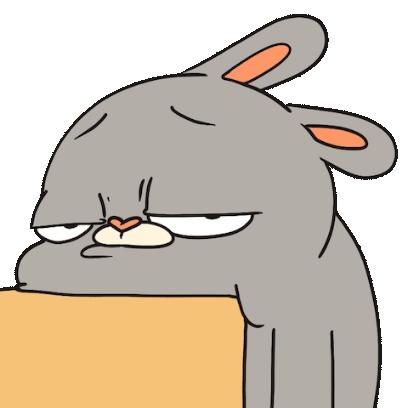 lazy feeling sticker