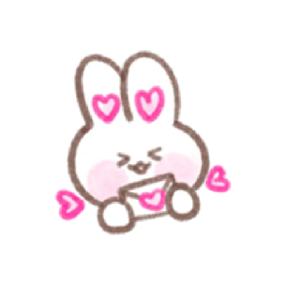 BUNNY IN-LOVE 22 sticker