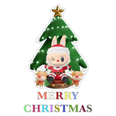 merry christmas sticker