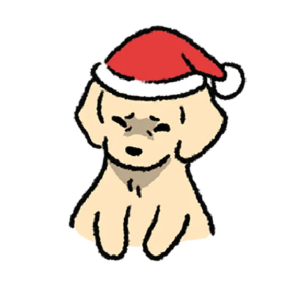 Let's go! The Arctic Express Dog is departing! 16 sticker