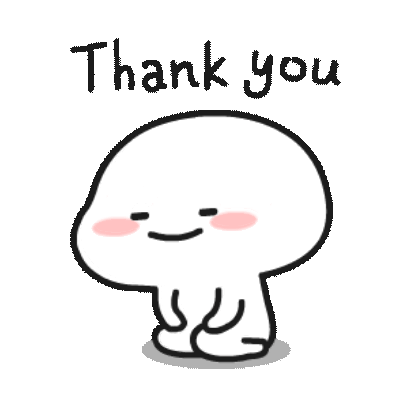 thank you sticker