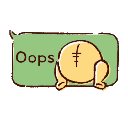 oops sticker