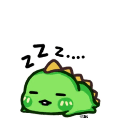 sleep sticker