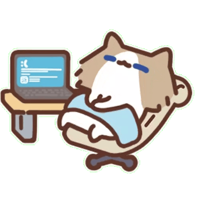 月薪猫一 6 sticker