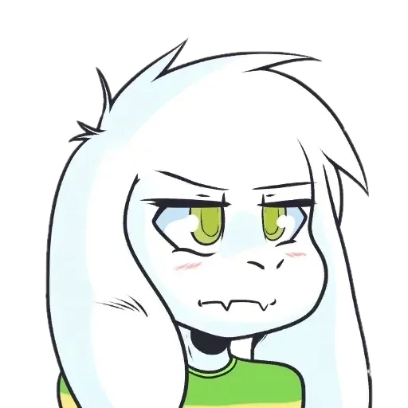 ASRIEL DREEMURR UNDERTALE 14 sticker