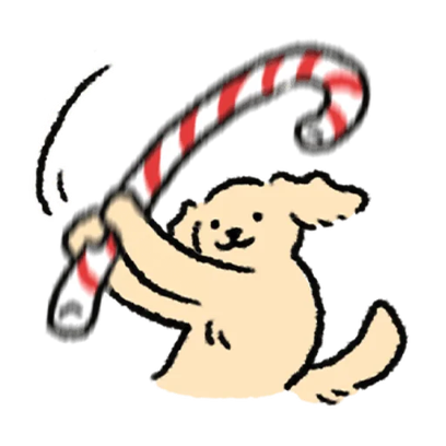 Let's go! The Arctic Express Dog is departing! 13 sticker